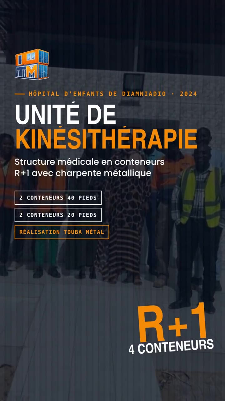 Unité de kinésithérapie de l’Hôpital d’Enfants de Diamniadio